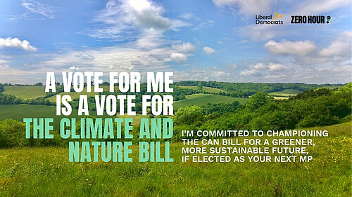 A vote for Pippa is a vote for the Climate and Nature Bill